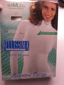 BELLISSIMA Made in Italy weißer Rollkragen Shirt Pullover---L/XL--neu mit Karton - Bild 1 von 6
