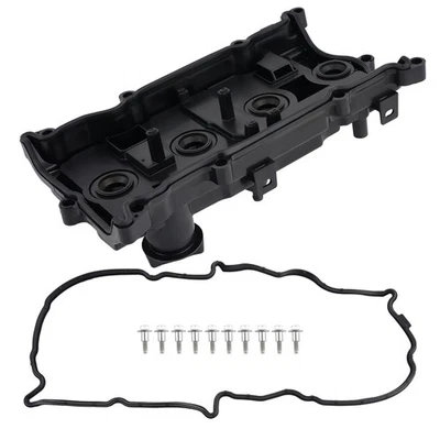 Cubierta de válvula negra con kit de junta para Nissan Rogue 2017-2020 Altima 2018 2,5 L Foto 1 de 4