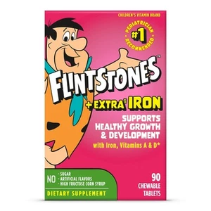Multivitamínico Masticable Niños Picapiedra con Vitamina C, D, B12 y Hierro para Todd... - Imagen 1 de 8
