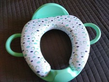 RIDUTTORE WC BIMBO BAMBINO VERDE FANTASIA MORBIDO UNISEX