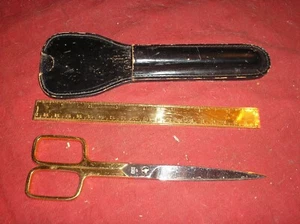 Dreizack Scissor & Ruler Set - Picture 1 of 2