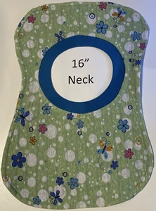 Bib 16" Neck Pull Over Head T-Shirt Special Needs Drool Cotton Polyester - Picture 1 of 1