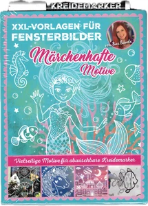 NEU ★ BINE BRÄNDLE XXL VORLAGEN FENSTERBILDER KREIDEMARKER * Märchenhafte Motive - Bild 1 von 2