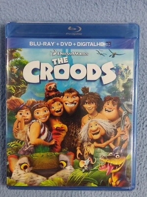 NEW SEALED DREAMWORKS THE CROODS BLU-RAY + DVD - Image 1 of 2