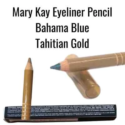 Mary Kay " BAHAMA BLUE " OR  " TAHITIAN GOLD" EYELINER PENCIL DISCONTINUED - Image 1 of 4