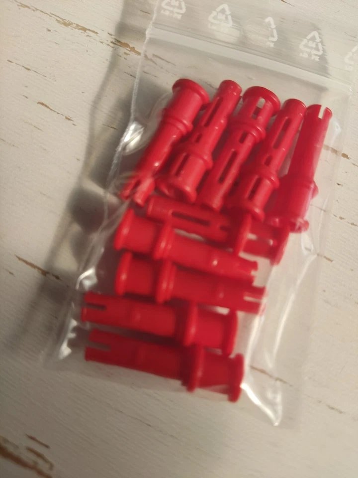 Lego® Technic 10x 32054 Verbinder lang mit Achsloch Rot Red Technik - Bild 1 von 1