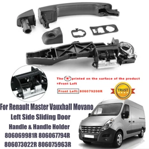 Left Sliding Door Handle&Handle Holder 806069981R LH Side For Renault Master MK3 - Picture 1 of 6