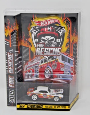 Hot Wheels Boxman Custom Designs 67 Camaro #4 of 10 2019 Fire Rescue New Rare - Image 1 of 4