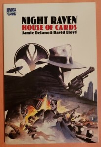 NIGHT RAVEN: HOUSE OF CARDS ~ VF/NM 1992 MARVEL COMICS ~ DAVID LLOYD ART