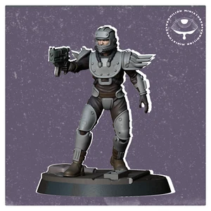 Armored Man | Necropolis | Vermillion |  D&D Wargaming 3D Printed Mini - Picture 1 of 1