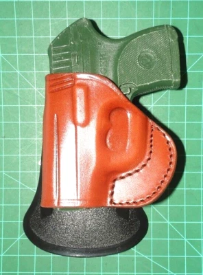 Tagua PD2-1163 LH Brown Leather Paddle Holster Kahr P380 No Laser Ruger LCP - Image 1 of 4