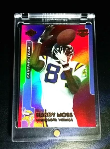 RANDY MOSS 1999 EDGE TRIUMPH FANTASY TEAM INSERT VIKINGS HOF 2nd Year - Picture 1 of 4