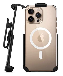 Belt Clip Holster for Temdan Clear Case - iPhone 16 Pro Max - Picture 1 of 7