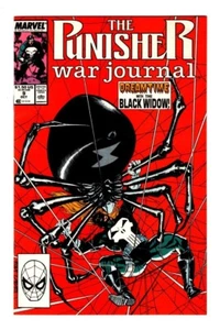 PUNISHER WAR JOURNAL 9 NM- (9.2) BLACK WIDOW ERSCHEINUNG JIM LEE COVER und ART * - Bild 1 von 2