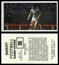 Roy Aitken - Celtic #44 Barratt Football Candy Sticks 1985-6 Bassett Card