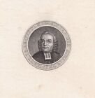 Adolph Frederik Van Der Scheer Amsterdam Portrait Copperplate Engraving