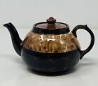 Arthur Wood Splatterware Brown Ceramic Vtg Teapot England GA