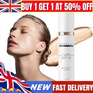 DRMTLGY Anti-Aging Tinted Moisturizer SPF 46 Universal All-In 1 Face Sunscreen - Picture 1 of 10