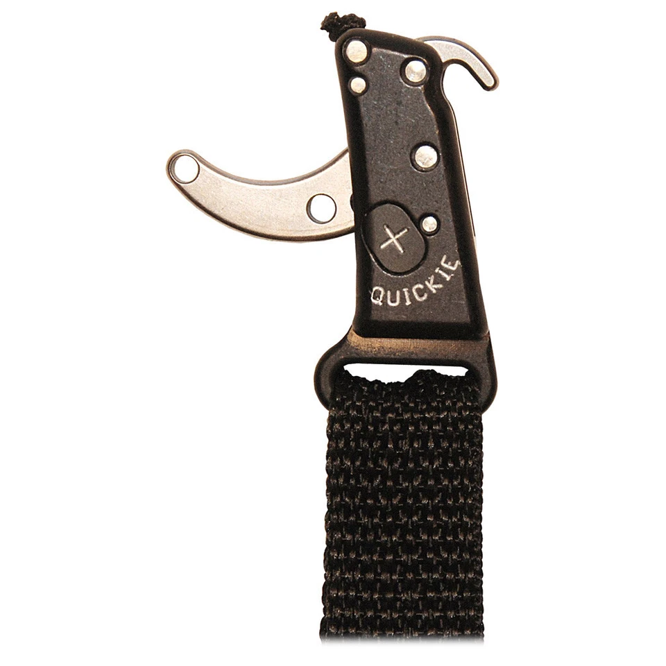 Carter Enterprises Quickie 1 Plus Buckle Strap Index Finger Release - Black - Image 1 of 1