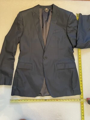 BURBERRY HOMBRE 40 AZUL MARINO Un BOTÓN ABRIGO DEPORTIVO BLAZER Foto 1 de 4