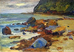 "Sestri - Am Strand" von Wassily Kandinsky - Abstrakter Kunstdruck - Bild 1 von 1
