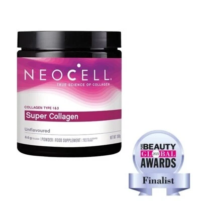 NeoCell Super Collagen Powder Type 1 & 3 Ant-Ageing Healthy Hair Nails Skin 198g - Image 1 of 3