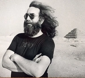 Cartel de metal enmarcado con foto de la gira de Jerry Garcia Grateful Dead Egypt 1978 - Imagen 1 de 1