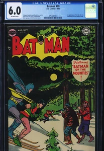 BATMAN #78 - CGC-6.0, OW-W - 1st Roh Kar, 1st lawman of Mars - Golden Age - Picture 1 of 3