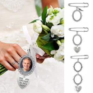 Ramo de boda foto encanto en memoria conmemorativo accesorios nupciales decoración de regalo - Imagen 1 de 22