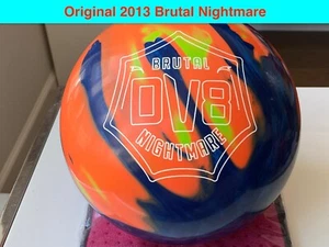 RARE ORIGINAL 2013 DV8 Brutal Nightmare UNDRILLED NEW 16 lbs Bowling Ball NIB - Picture 1 of 7