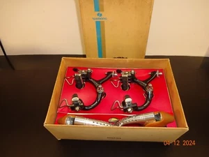 NOS 1978 VINTAGE SHIMANO DURA- ACE EX BRAKE SET BLACK SERIES MIYATA RALEIGH - Picture 1 of 14
