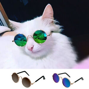 Small Cat Dog Sunglasses Eye-wear Costume Pet Kitten Toy Outfit Funny Photo Prop