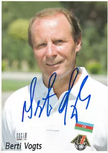 Berti VOGTS - Mistrz Świata w piłce nożnej 1974, trener narodowy Azerbejdżanu, oryginalny - Zdjęcie 1 z 1