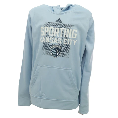 MLS official Adidas Sporting Kansas City Kids Youth Sweatshirt New With Tags Cover