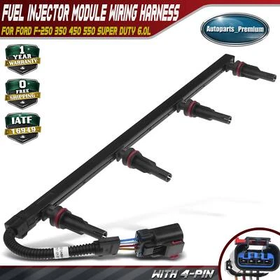 Arnés de cableado de inyector de combustible FICM para Ford F-250 350 450 550 Super Duty 6,0 L LH Foto 1 de 4