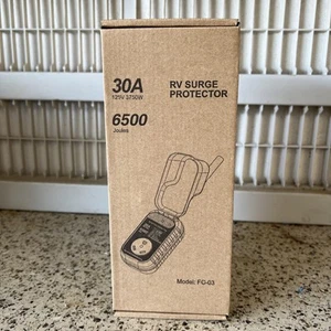 RV Surge Protector 30 Amp 6500 Joules RV Circuit Analyzer Electrical Protection - Imagen 1 de 3