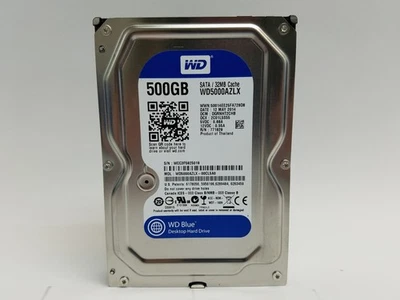 Lot of 20 Western Digital WD Blue WD5000AZLX 500 GB 3.5" SATA III Hard Drive - Image 1 of 3