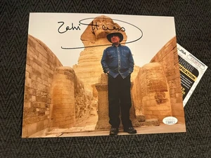 Foto firmada por el Dr. Zahi Hawass 8 X 10 autenticada certificado de autenticidad arqueólogo egipcio - Imagen 1 de 1