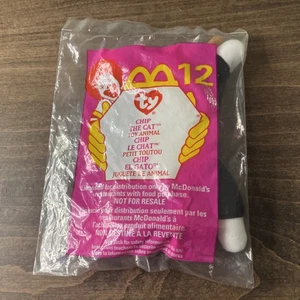 1999 TY TEENIE BEANIE CHIP THE KITTY CAT #12 MCDONALDS NIP (MD78) - Picture 1 of 6
