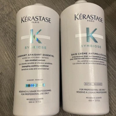 Kerastase Symbiose Bain Creme Antipelliculaire Shampoo & Conditioner 34oz - Image 1 of 3