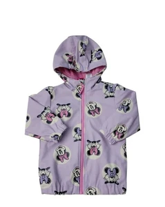 Character Minnie Kids Durable Water Resistant Hooded Rain Jacket Size 5T - Picture 1 of 1