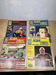 RARE UK MARVEL COMIC STAR TREK THE NEXT GENERATION #6-9 - Picture 1 of 13