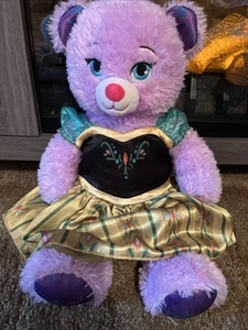 Disney Frozen Anna Build-A-Bear 16" peluche orsacchiotto glitter con abito incoronazione - Foto 1 di 16