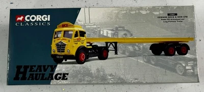 Corgi 12801 Edward Beck & Sons LTD Foden FG Articulated & Long Platform Trailer - Image 1 of 4