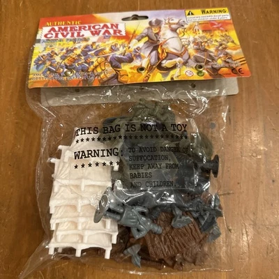 Americana #98512 Andersonville Prison Camp Soldier Figures Tents Captain Wirz - Image 1 of 4