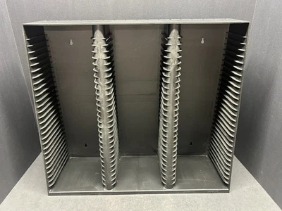 Estuche de almacenamiento Laserline 90 CD CD90 montaje en pared soporte de rack plástico negro en ángulo Foto 1 de 4