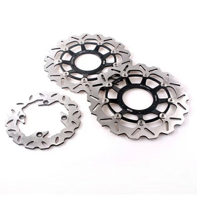 Black Front Rear Brake Disc Rotor For Honda CBR600RR - ABS 2009-2015 CBR1000RR — 第 1/4 张图片