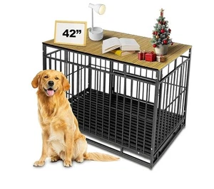 Topper per Gabbia per Cani con Magneti per Gabbia 42 Pollici - Alluminio Pieghevole per Cani (MS156) - Foto 1 di 7