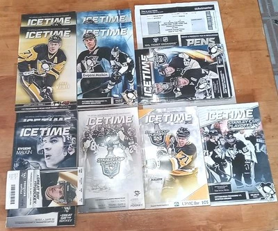 Evgeni Malkin Penguins Lot - Game Programs & Ticket Stubs NHL Geno - Image 1 of 4