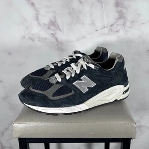 New Balance x Kith 990v2 Navy Size 11 Made In USA Ronnie Fieg - Picture 1 of 9